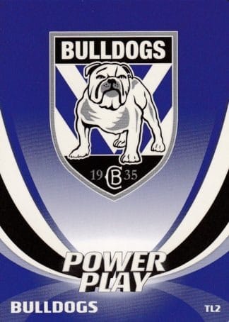 2013 NRL Power Play Team Logo - TL02 Canterbury Bulldogs