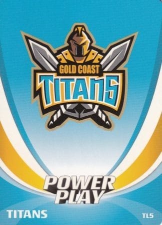 2013 NRL Power Play Team Logo - TL05 Gold Coast Titans