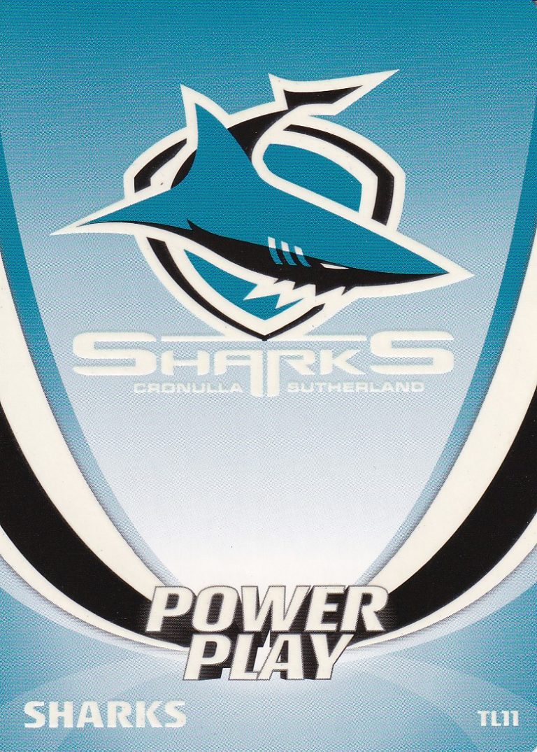 2013 NRL Power Play Team Logo - TL11 Cronulla Sharks