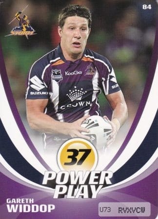 2013 NRL Power Play Common Card - Base 084 Gareth Widdop Melbourne Storm