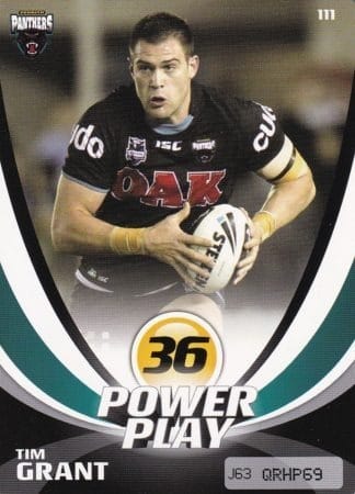 2013 NRL Power Play Common Card - Base 111 Tim Grant Penrith Panthers