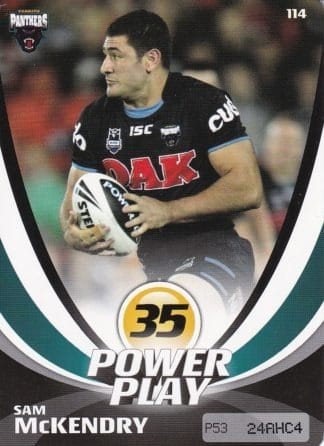 2013 NRL Power Play Common Card - Base 114 Sam McKendry Penrith Panthers