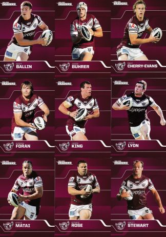 2013 NRL Traders Base Team Set - Manly Sea Eagles