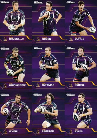 2013 NRL Traders Base Team Set - Melbourne Storm