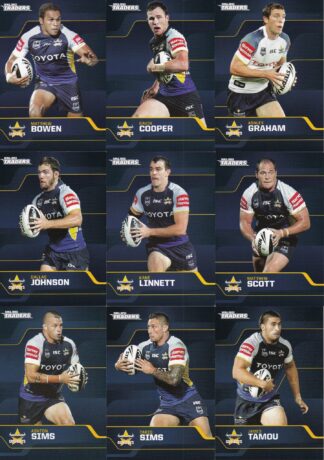 2013 NRL Traders Base Team Set - North QLD Cowboys