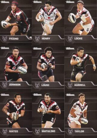 2013 NRL Traders Base Team Set - Warriors