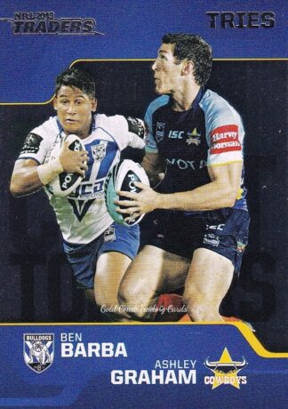2013 NRL Traders Chart Toppers - CT01 Ben Barba & Ashley Graham