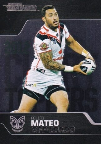 2013 NRL Traders Chart Toppers - CT06 Feleti Mateo Warriors