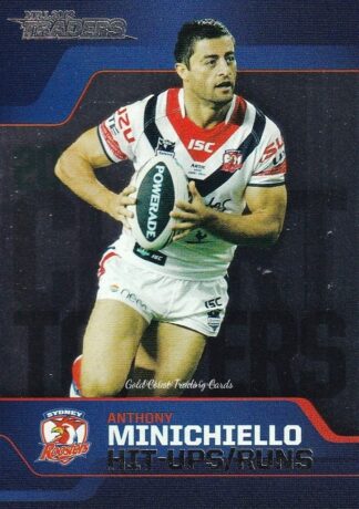 2013 NRL Traders Chart Toppers - CT07 Anthony Minichiello Sydney Roosters