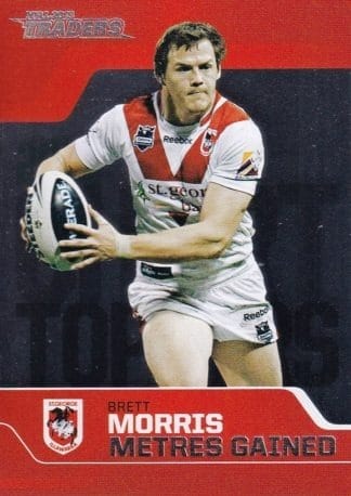 2013 NRL Traders Chart Toppers - CT08 Brett Morris St George Dragons
