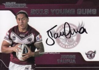 2013 NRL Traders Young Guns Signature - YG06 Jorge Taufua Manly Sea Eagles