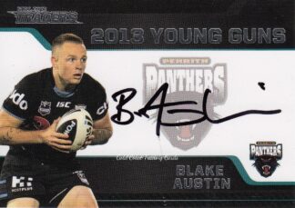 2013 NRL Traders Young Guns Signature - YG10 Blake Austin Penrith Panthers