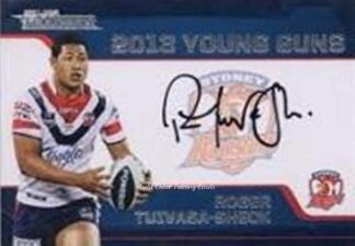 2013 NRL Traders Young Guns Signature - YG14 Roger Tuivasa-Sheck Sydney Roosters