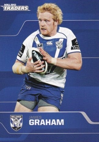 2013 NRL Traders Common Card - Base 016 James Graham Canterbury Bulldogs