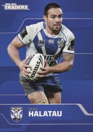 2013 NRL Traders Common Card - Base 017 Dene Halatau Canterbury Bulldogs