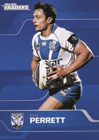 2013 NRL Traders Common Card - Base 021 Sam Perrett Canterbury Bulldogs