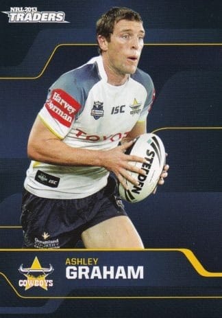 2013 NRL Traders Common Card - Base 039 Ashley Graham North QLD Cowboys