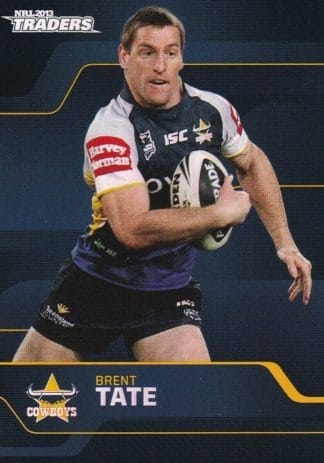 2013 NRL Traders Common Card - Base 046 Brent Tate North QLD Cowboys