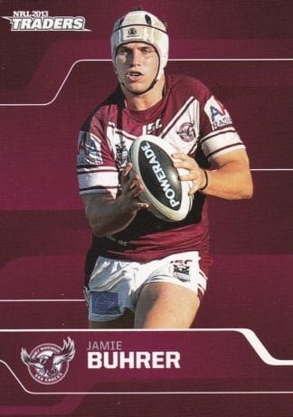 2013 NRL Traders Common Card - Base 062 Jamie Buhrer Manly Sea Eagles