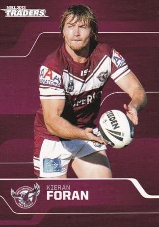 2013 NRL Traders Common Card - Base 064 Kieran Foran Manly Sea Eagles