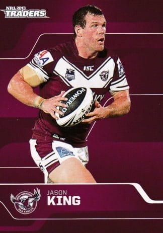 2013 NRL Traders Common Card - Base 065 Jason King Manly Sea Eagles