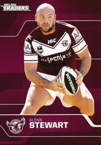 2013 NRL Traders Common Card - Base 070 Glenn Stewart Manly Sea Eagles