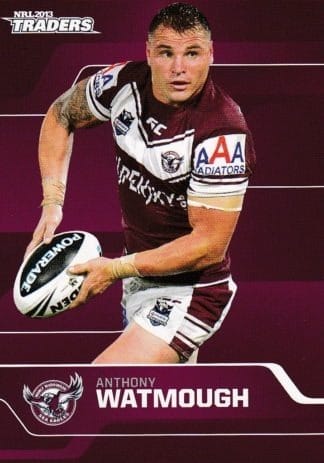 2013 NRL Traders Common Card - Base 071 Anthony Watmough Manly Sea Eagles