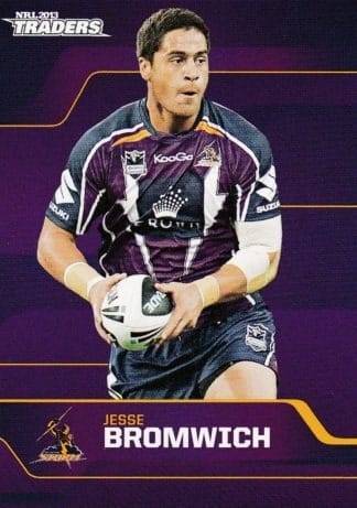 2013 NRL Traders Common Card - Base 073 Jesse Bromwich Melbourne Storm