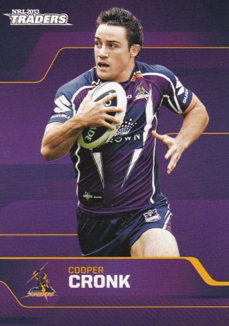 2013 NRL Traders Common Card - Base 074 Cooper Cronk Melbourne Storm