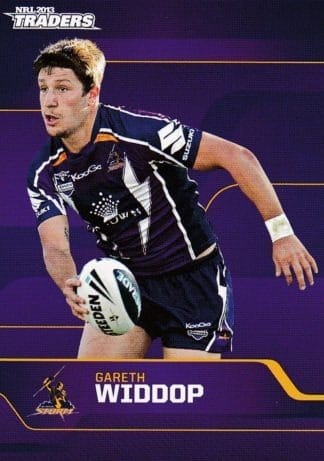 2013 NRL Traders Common Card - Base 084 Gareth Widdop Melbourne Storm