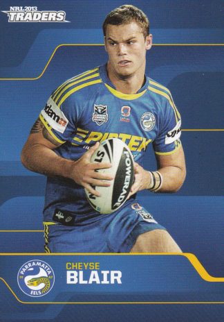 2013 NRL Traders Common Card - Base 097 Cheyse Blair Parramatta Eels