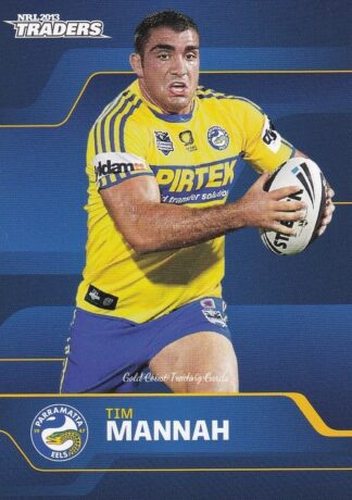 2013 NRL Traders Common Card - Base 101 Tim Mannah Parramatta Eels