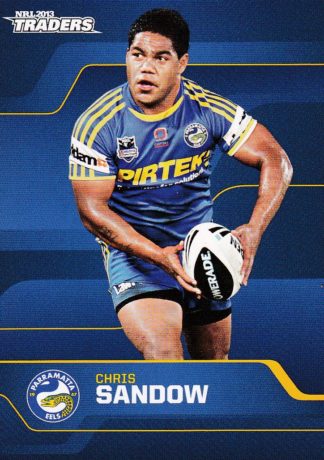 2013 NRL Traders Common Card - Base 105 Chris Sandow Parramatta Eels