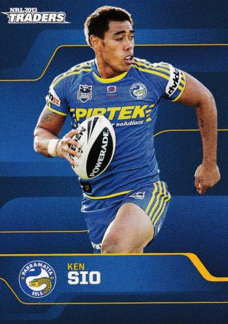 2013 NRL Traders Common Card - Base 106 Ken Sio Parramatta Eels