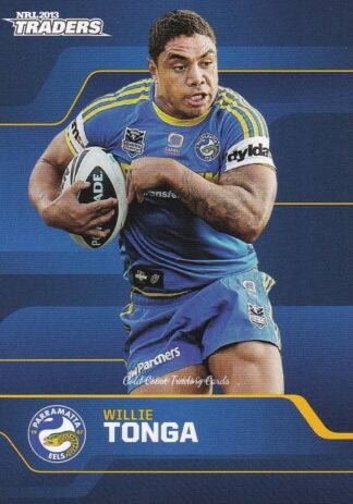 2013 NRL Traders Common Card - Base 108 Willie Tonga Parramatta Eels