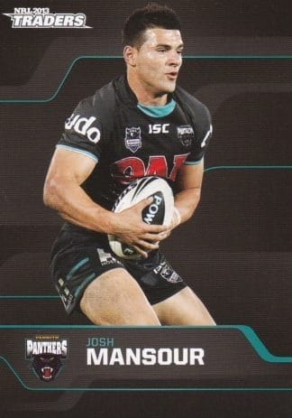 2013 NRL Traders Common Card - Base 113 Josh Mansour Penrith Panthers