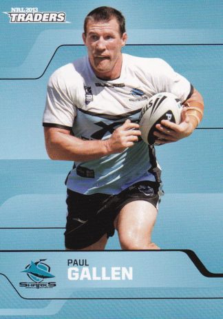 2013 NRL Traders Common Card - Base 125 Paul Gallen Cronulla Sharks