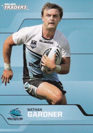 2013 NRL Traders Common Card - Base 126 Nathan Gardner Cronulla Sharks