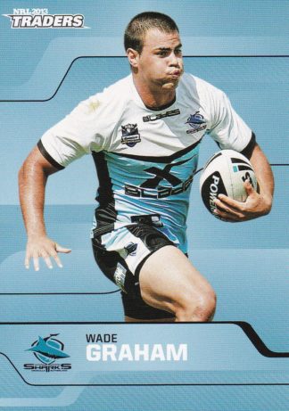 2013 NRL Traders Common Card - Base 128 Wade Graham Cronulla Sharks