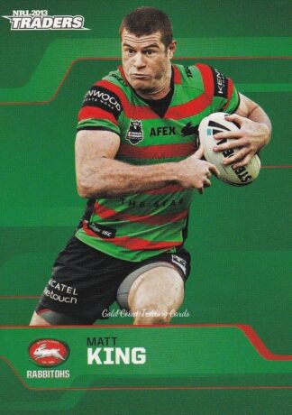 2013 NRL Traders Common Card - Base 139 Matt King South Sydney Rabbitohs
