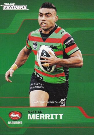 2013 NRL Traders Common Card - Base 142 Nathan Merritt South Sydney Rabbitohs