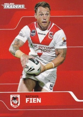 2013 NRL Traders Common Card - Base 148 Nathan Fien St George Dragons