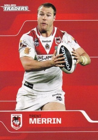2013 NRL Traders Common Card - Base 150 Trent Merrin St George Dragons