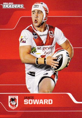 2013 NRL Traders Common Card - Base 155 Jamie Soward St George Dragons