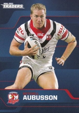 2013 NRL Traders Common Card - Base 157 Mitchell Aubusson Sydney Roosters