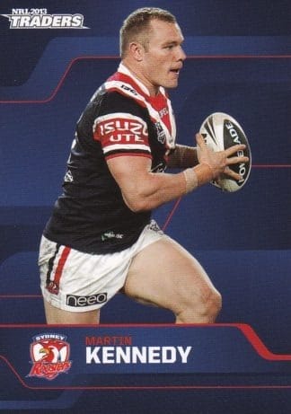 2013 NRL Traders Common Card - Base 161 Martin Kennedy Sydney Roosters