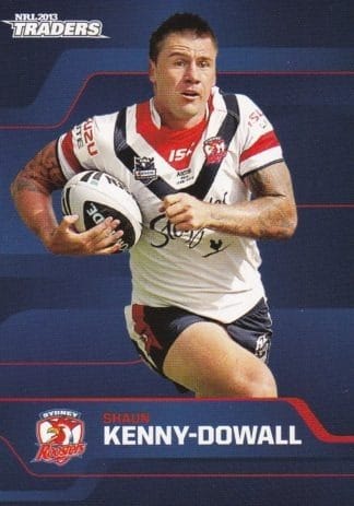 2013 NRL Traders Common Card - Base 162 Shaun Kenny-Dowall Sydney Roosters