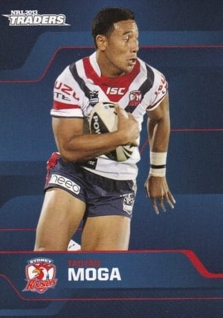 2013 NRL Traders Common Card - Base 164 Tautau Moga Sydney Roosters