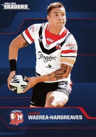 2013 NRL Traders Common Card - Base 168 Jared Waerea-Hargreaves Sydney Roosters