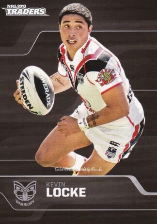2013 NRL Traders Common Card - Base 173 Kevin Locke Warriors